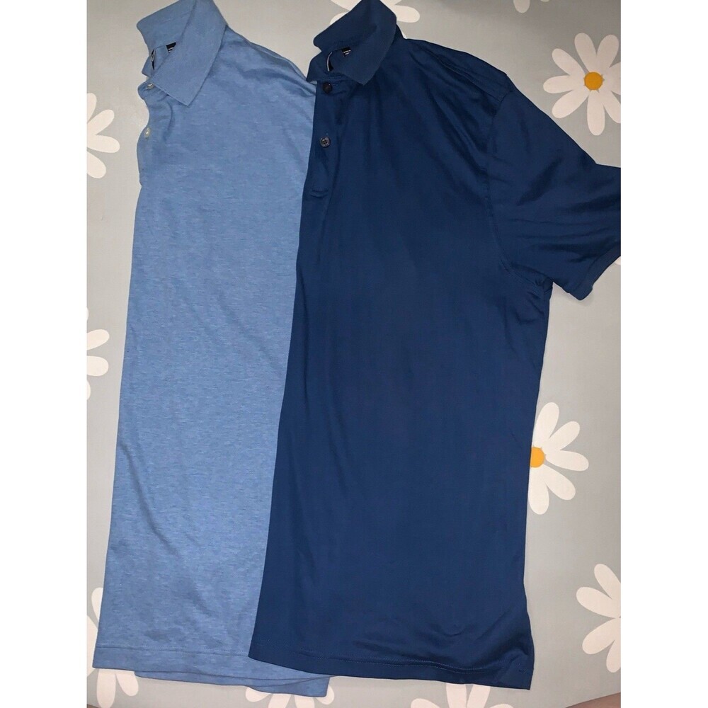 Set of 2  Men's Murano Liquid Cotton  Polo Shirt  Size Large